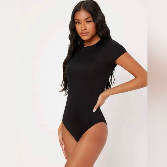 SHEIN Solid Slim Fit Bodysuit - Picture 1 of 5